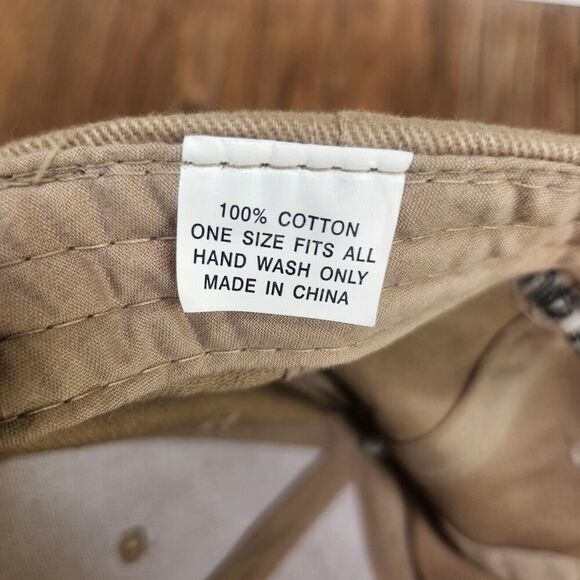 Mud Hog Hydraulic RWD Strapback Hat Cap Beige Green Camo Harvesting Brand Farmer - Picture 10 of 10